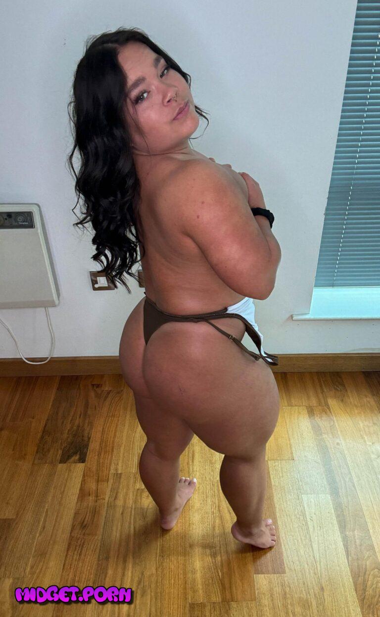 If I was your midget neighbor would you cum over and fuck me?